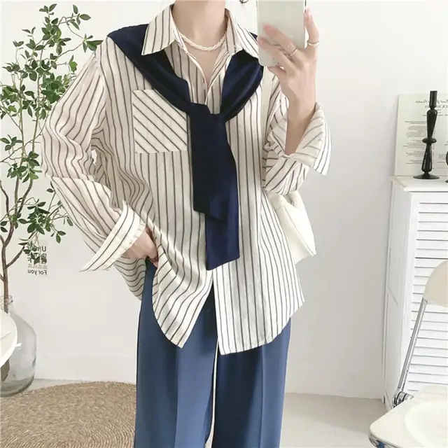 S.H ARAB SHOP قميص نسائي ربيعي كم طويل 4