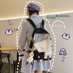 Trendy Fashion Book Female Backpack Teenage Girl Harajuku Bag Ladies Laptop Cute Backpack Student Women School Bags Nylon