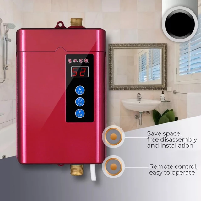 3000W Electric Tankless Instant Hot Water Heater Under Sink On Demand Water  Heater with Remote Control for Home Kitchen Bathroom - AliExpress