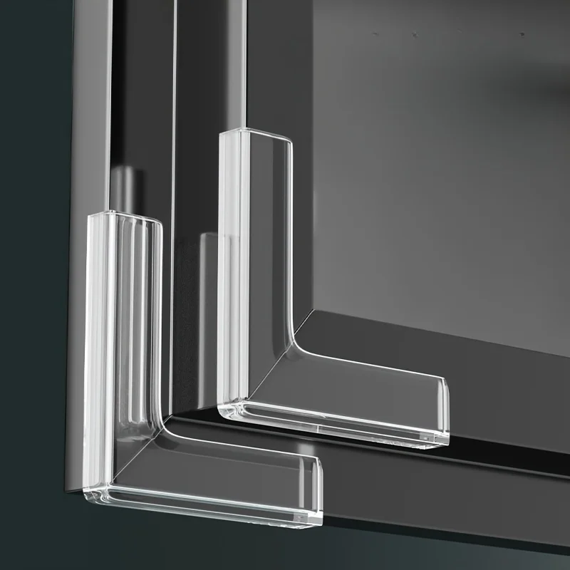 Transparent Anti-collision Angle Table Corner Protection Cover Glass Table Soft Rubber Corner Protector