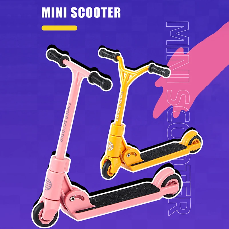 [JT]1개 어린이용 킥 스쿠터 핑거 BMX 접이식 T형 핑거 스쿠터 브레이크 포함 핑거 스케이트보드 재미있는 손가락 운동