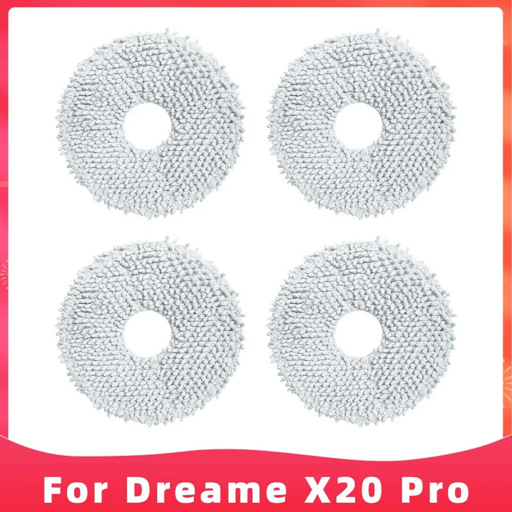 Fit For Dreame Bot L20 Ultra / X20 Pro / Plus Roller Filter Side Brush Mop Cloths Rag Vacuum Spare Parts Accessory Replacement