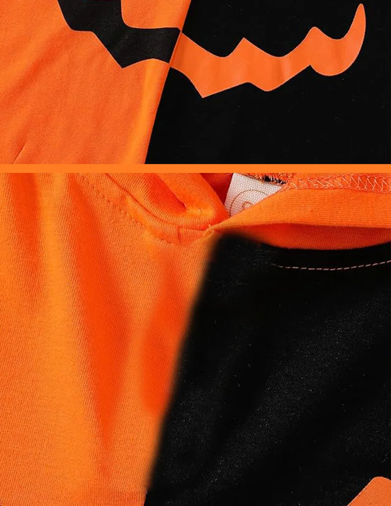 Pumpkin & Bat Halloween Cloak with Hat – detail image 4