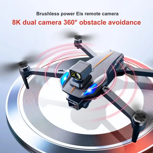 2022 New K911 MAX GPS Drone 4K Professional Obstacle Avoidance 8K Dual HD Camera Brushless Motor Quadcopter RC Distance 1200M 5