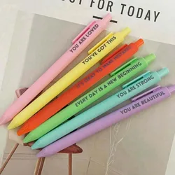 Inspirational Retractable Ballpoint Pens - Motivational Quotes for School and Office Supplies, Perfect for Back to School and Holiday Gifts (6PCS)
