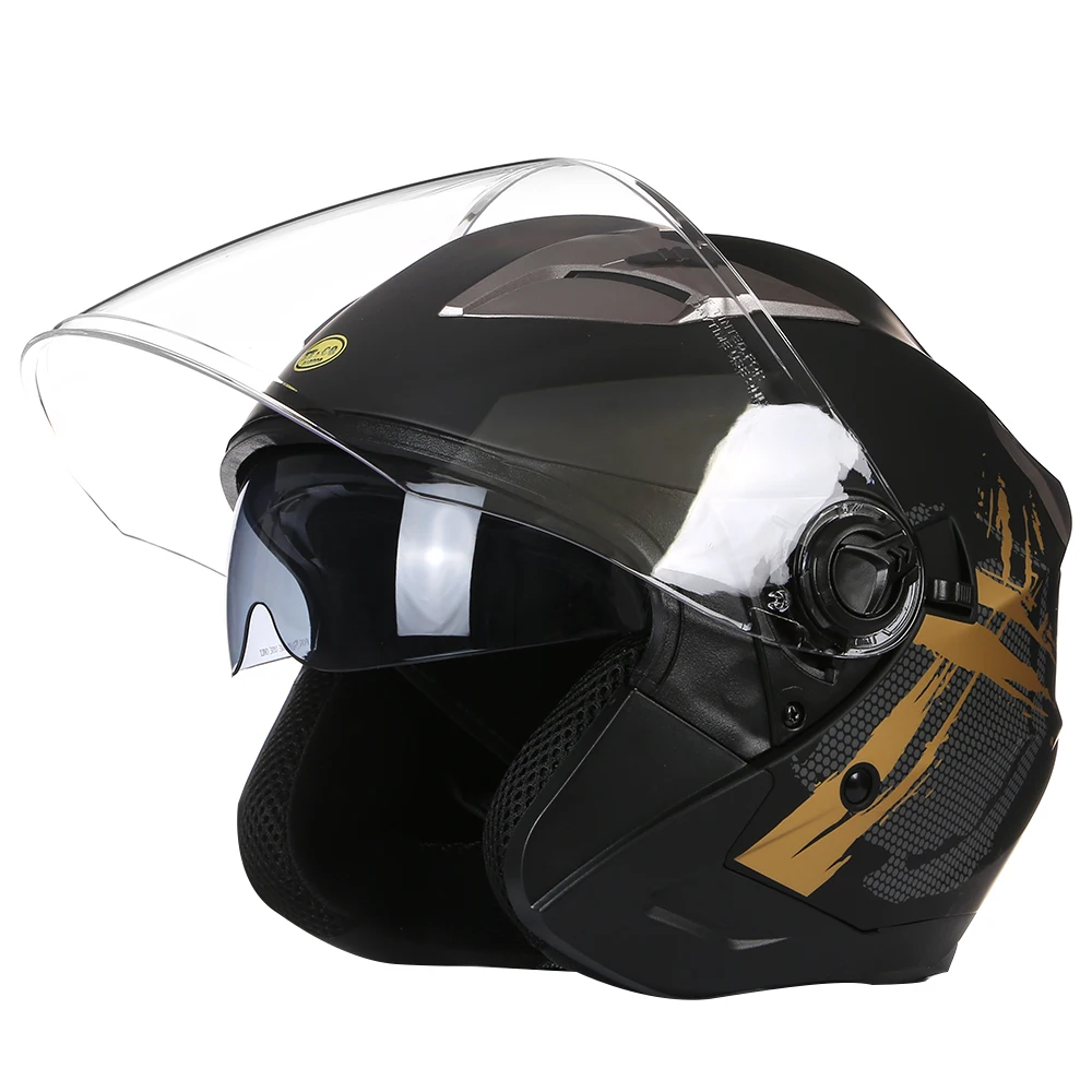 3/4 ���� ���̽� ��� ����� �ø� �� ������� ��� ���� ���� ��Ʈ ������ ���� Casco Moto Man Women Capasete Moto Dot