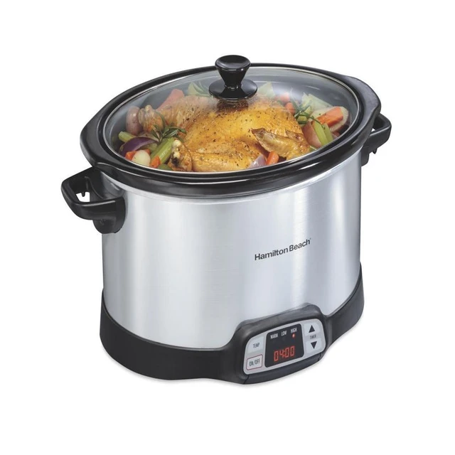 Hamilton Beach 8 Quart Programmable Slow Cooker Model 33480