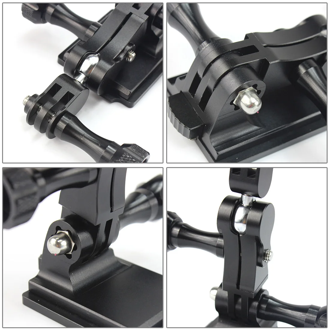 Aluminium-Helmkameras, fest montierter NVG-Basishalter-Adapter für GOPRO Hero 13 12 11 10 9 8 5 DJI Yi 4K Sjcam EKEN Action-Kamera – Detail 26