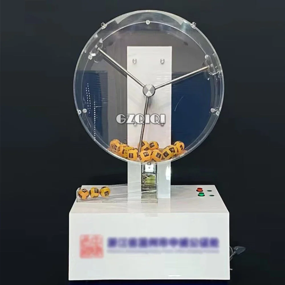 Desktop balls machine for lottery game