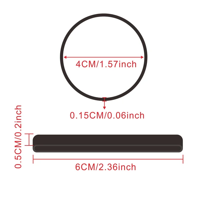 100 Elastici Di Gomma Spessi - 20cm X 4mm Per Ufficio, Casa E Scuola - Foto 8