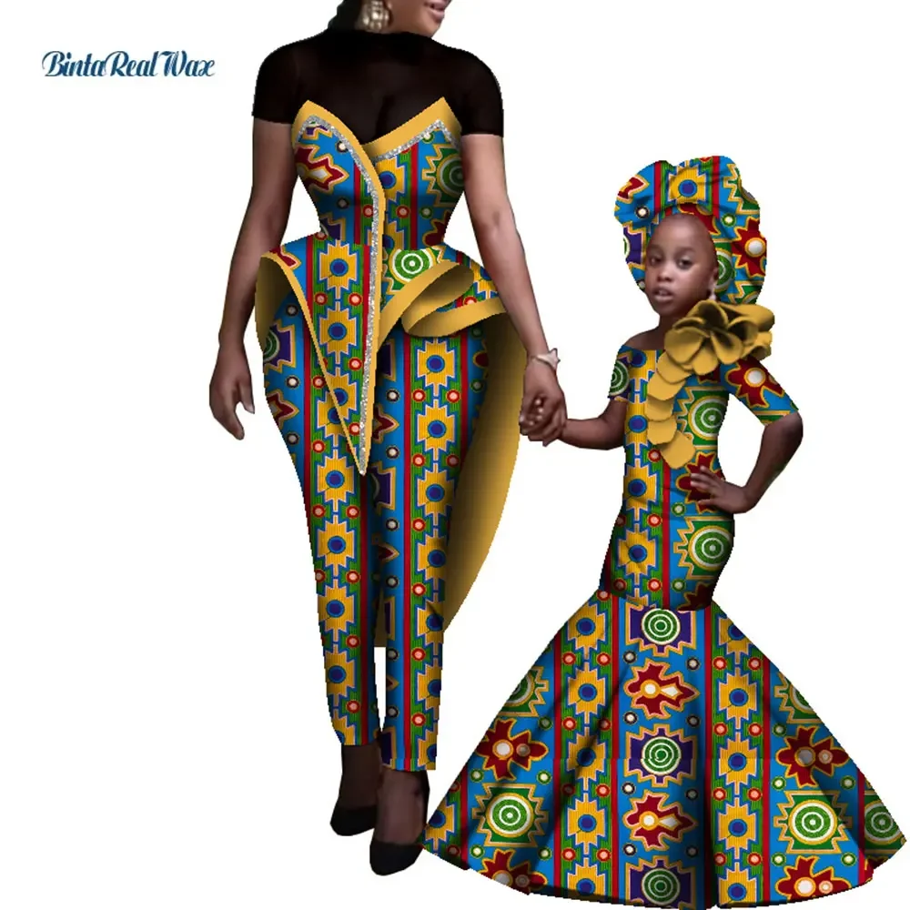 

Dresses Just for Daughter Clothes with Headwrap WYQ737