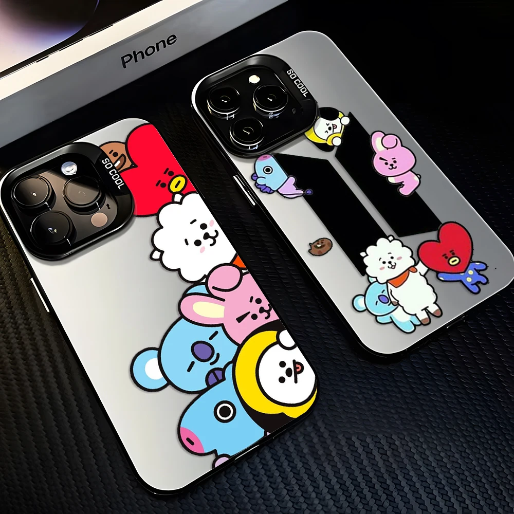 Adorable Cartoon Character Phone Case with Anti-Fall Matte Finish