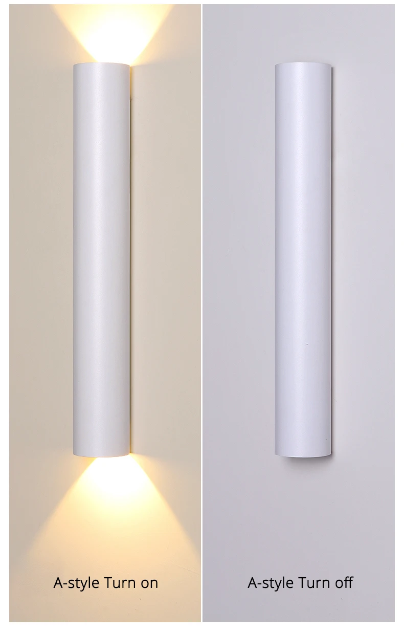 Modern LED Wall LighCorridor Aisle long linese design Bedside Indoor Lighting Wall Sconces Lamp Dropshipping White Black Frame bedside wall lamps