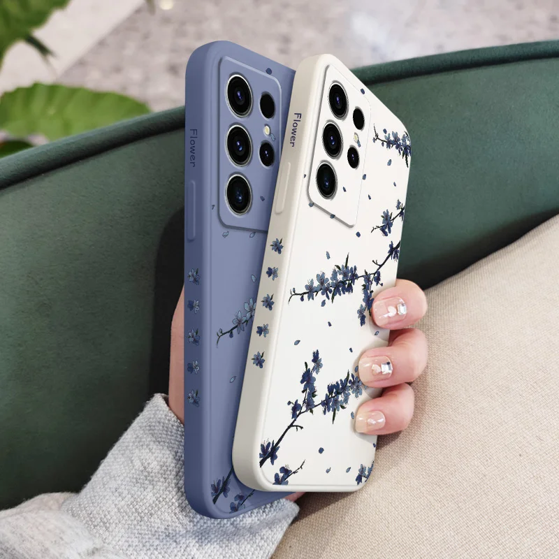 Blooming Irises Phone Case - Elegant Protective Cover with Floral Design
