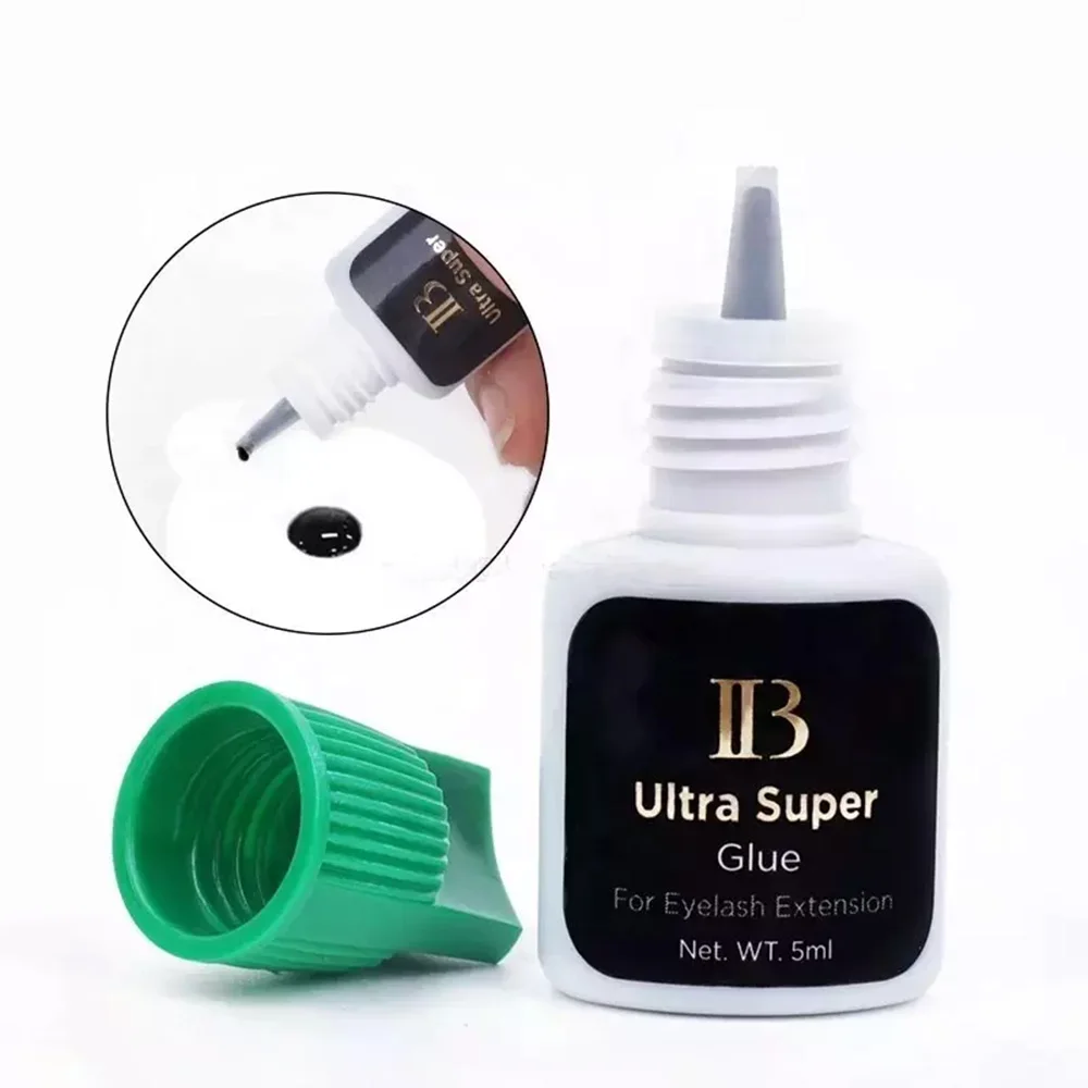 Ik Beauty 1 Fles Ib Ultra Super Lijm Individuele Sneldrogende Wimper Extensions Ib Green Cap 5Ml Valse Lash Lijm makeup Tools