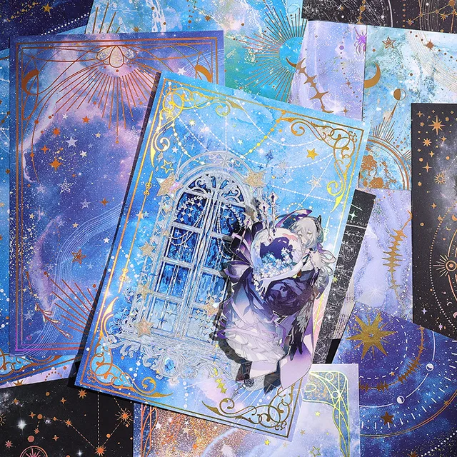 15pcs Dreamy Sky Craft Paper Set 4