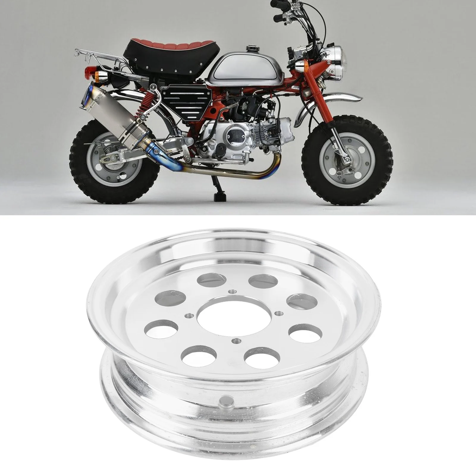 10 Inch Aluminum Alloy Motorcycle Front Wheel Rim For Monkey Z50 Z50R Z50J series Bike Mini Motorcycle Accessories