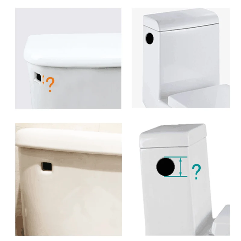 Description Picture 2 of item1pc Side Mount Master Plumber Toilet Tank Lever Flush Handle  Push Button