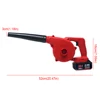 Variable Speed Control Cordless Leaf Blower 21000r/min Air Workshop Blow Dust Small Handheld With Battery+Charger 6