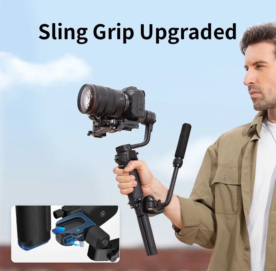ZHIYUN Weebill 3S Camera Gimbal Stabilizer 3-Axis Handheld Built-in LED Fill Lig
