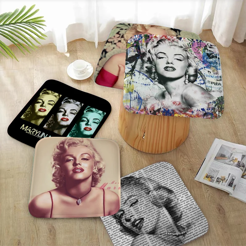 

M-Marilyn-Monroe Cushion Mat Nordic Printing Chair Cushion Soft Office Car Seat Comfort Breathable 45x45cm Sofa Cushion
