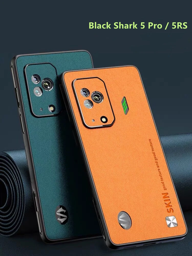 Per Black Shark 5 Pro Custodia Elegante Custodia In Pelle Per Xiaomi Black Shark 5 Rs Custodia Di Lusso In Silicone Morbido Conchiglia Di Raffreddamen