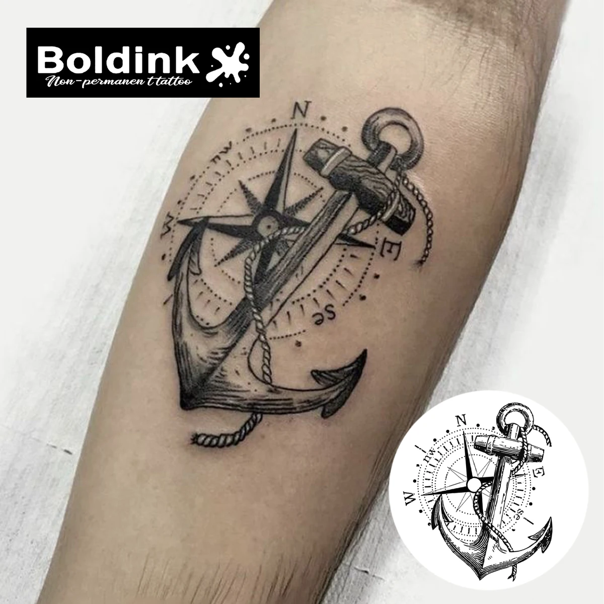 Tatouage fleur éphémère - Rose, lotus, pivoine | Temporalis® – Page 2, image size:1200x1200