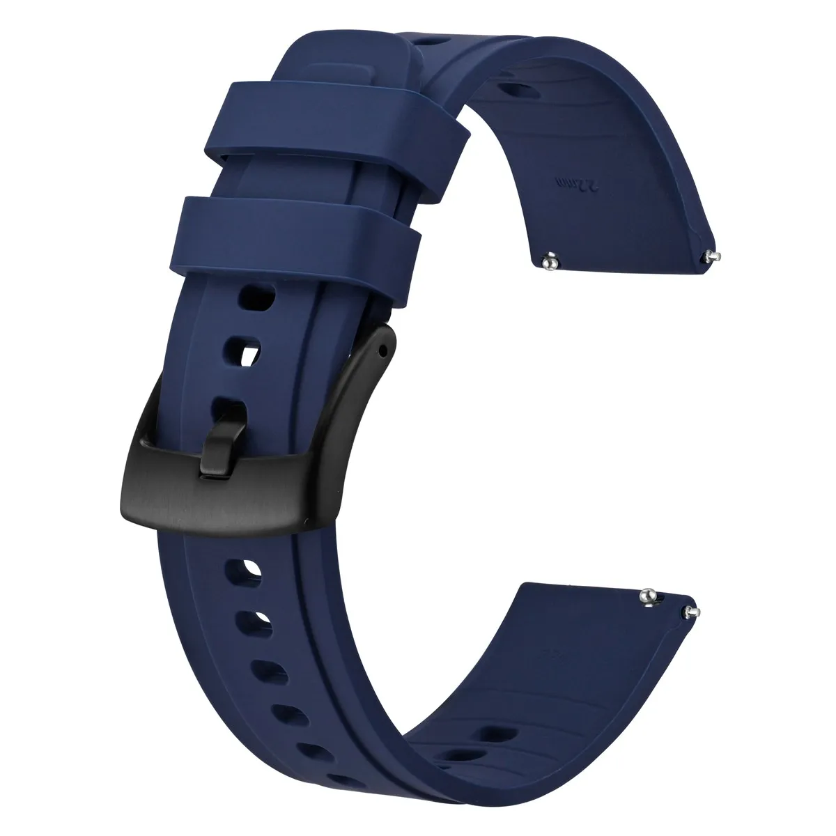 

BISONSTRAP Soft Quick Release Silicone Watch Band 20mm 22mm Sports Watch Strap for Men and Women Stainless Steel Buckle