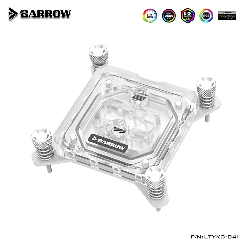Bloco de Água do Processador Central do Carrinho Lga Intel 1700 1200 115x X99 X299 Amd Am5 Am4 Am3 Am3 Fm2 5v Argb 3pin Mobo Aura Sync - Imagem 2