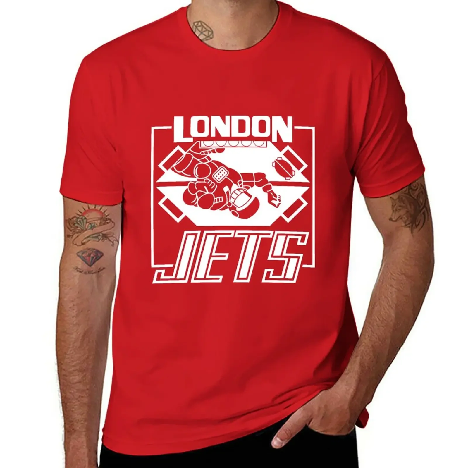 

The London Jets T-Shirt heavyweights blanks summer top plus sizes T-shirts for men cotton