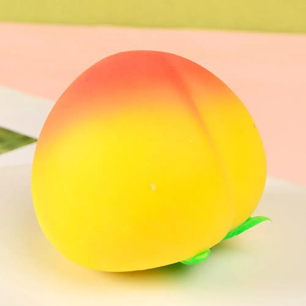 Rosa Pfirsich Anti-Stress Spielzeug Langsam Aufsteigendes Frucht-Knautschspielzeug Spaßiges Design Quetschbare Geschenke – Detail 14