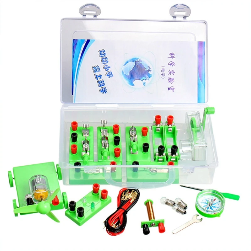Kit Circuito Elettrico Per Bambini - Esperimenti Scientifici Con Lampadina E Interruttore, Gioco Laboratorio Di Fisica