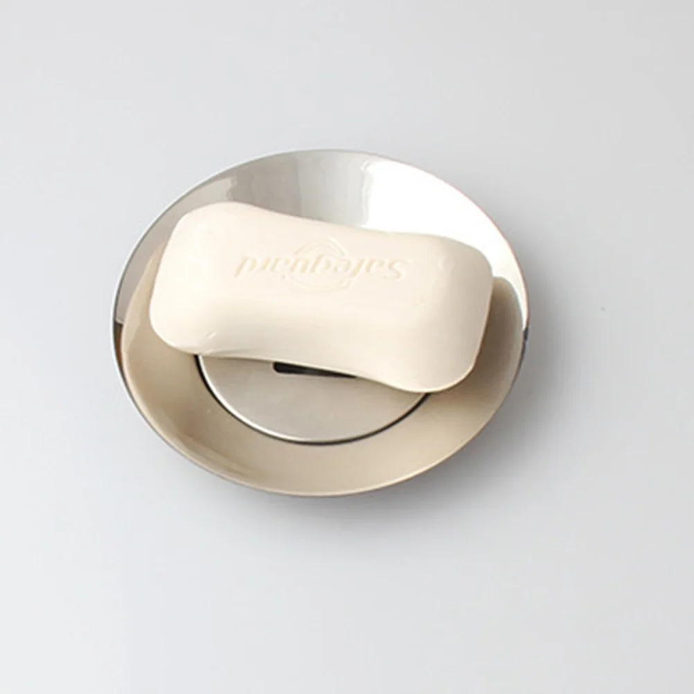 

Soap Basket Bathroom Accessories Holder Decor Storage Stainless Steel Dish Wall Mounted Dispenser Container