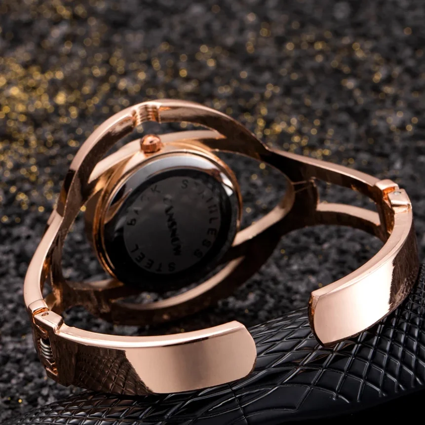 Femme Luxury Steel Women Bracelet Watch Montre Band Quartz