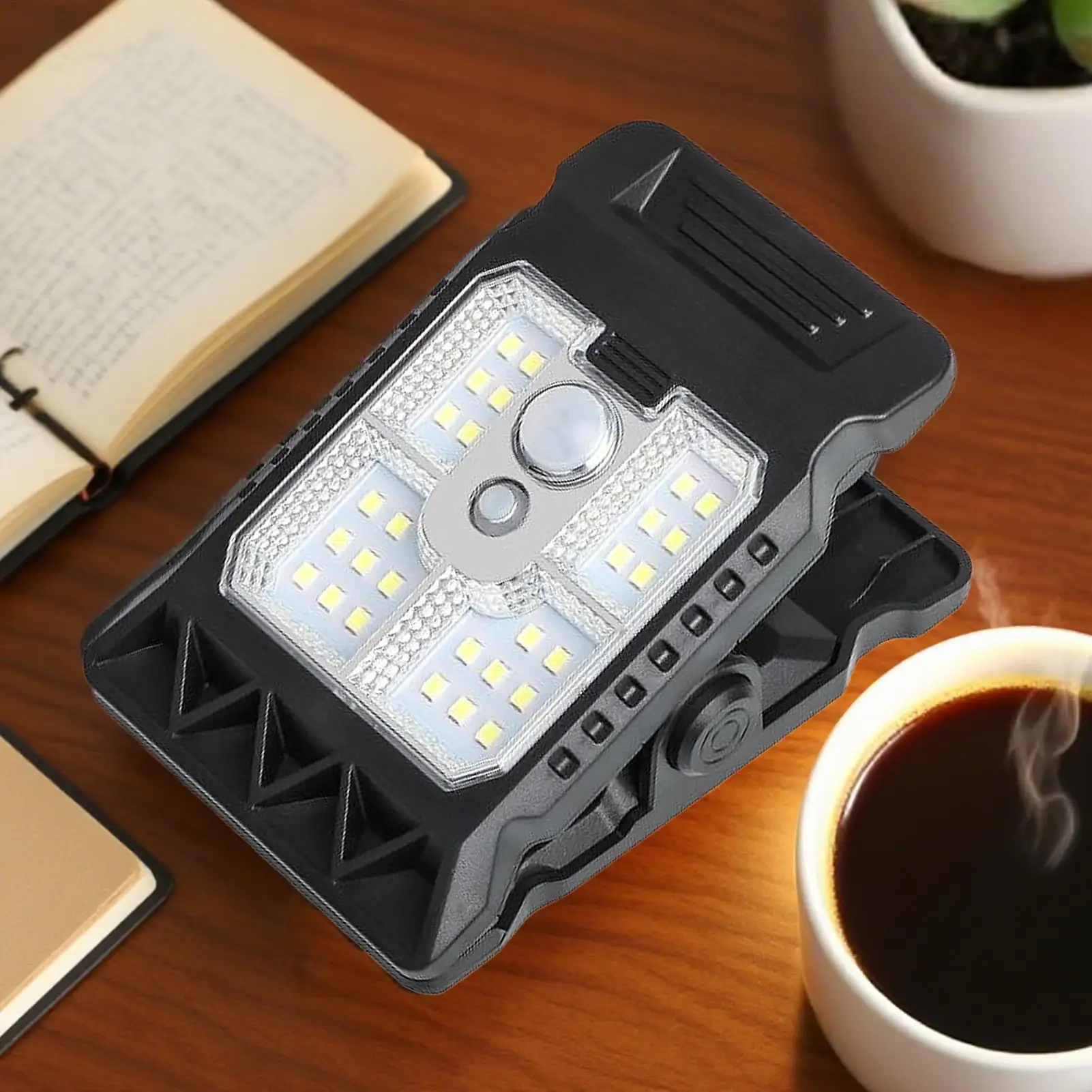 Outdoor solar clip-on light with motion sensor waterproof outdoor clip-on solar light 3-mode safety light Lighting Portable LED