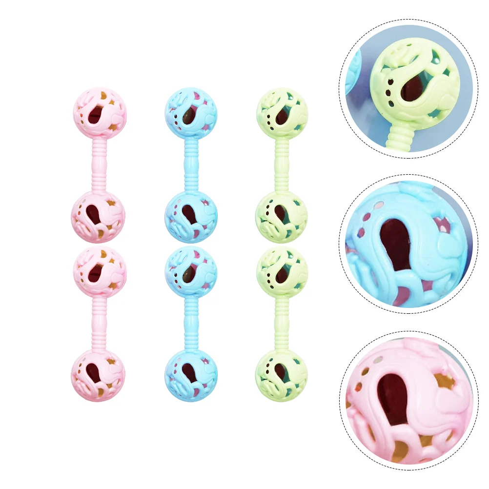 

6 шт., детский музыкальный шейкер-погремушка