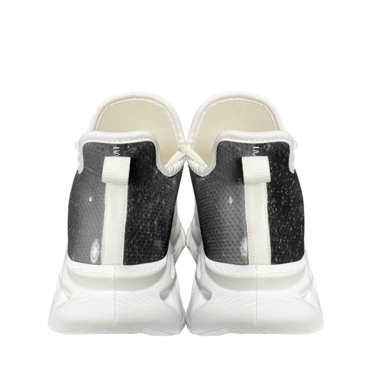 Valentine's Day Gift 3D Red Rose Design Ladies Sneakers Comfortable Shock Absorption Running Shoes Lightweight Flat Shoes