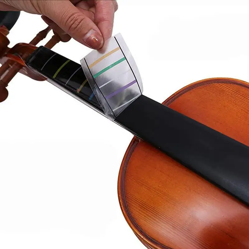 4/4 1/2 1/4 3/4 1/8 Professional Cello Finger Position Marker Sticker Contrabass Electric Cello Exercise Fingering Stickers Cello Sticker Accessory