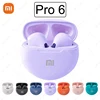Xiaomi Pro6 True Wireless Headphone Bluetooth 5.2 Earphones TWS Gaming Stereo Noise Reduction Heavy Bass Mini in-ear Earbuds 1