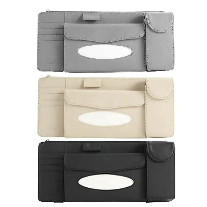 

Car Sun Visor Pocket Storage Organizer Auto Interior Document Storage Pouch Pen HolderCD Storage Bag Car Sun Visor Accessories