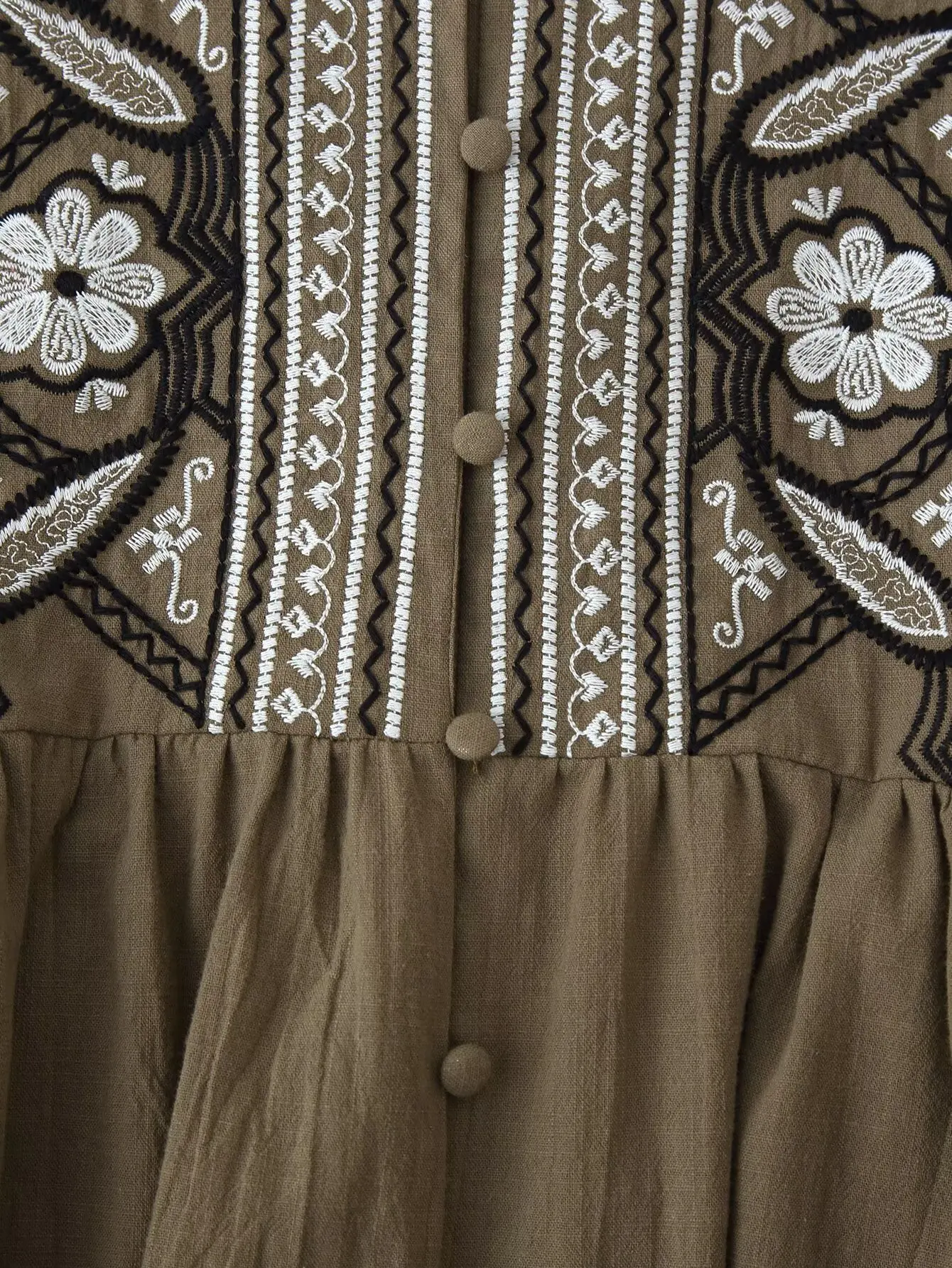 Women Spring Autumn Blouse Korean Version Embroidered Fashion Loose Retro Artistic Heavy Embroidery Temperament Long Sleeved Top