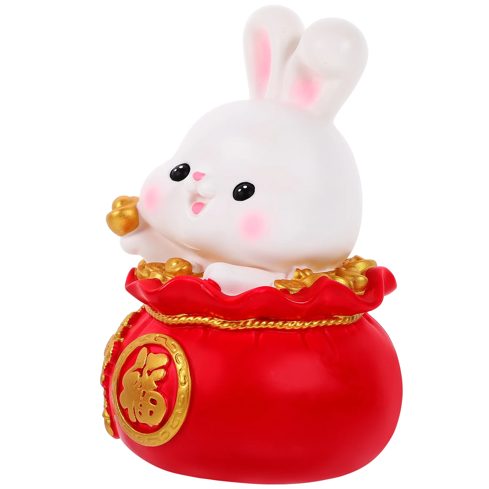 Dragon Rabbit Piggy Bank Toddler Toys Unbreakable Money Small Desktop Ornament Cant 4