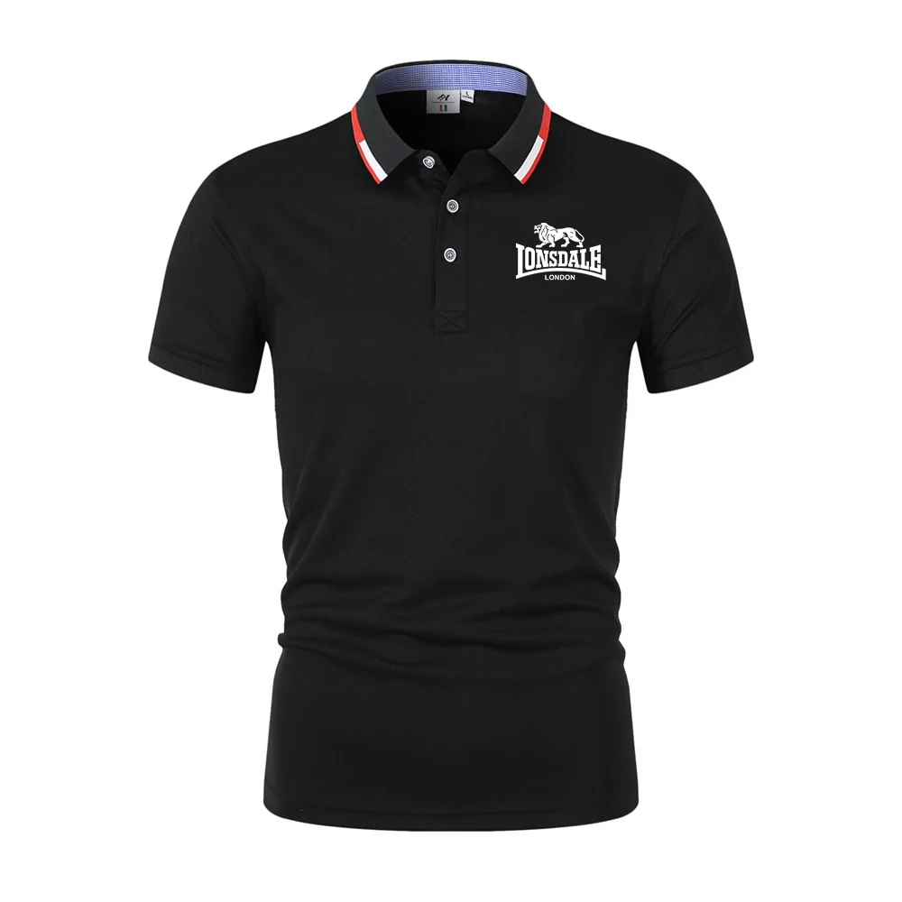 

LONSDALE 603 Polo Men Shirt Short Sleeve Polo Shirt Contrast Color Polo New Clothing Summer Streetwear Casual Fashion Men tops