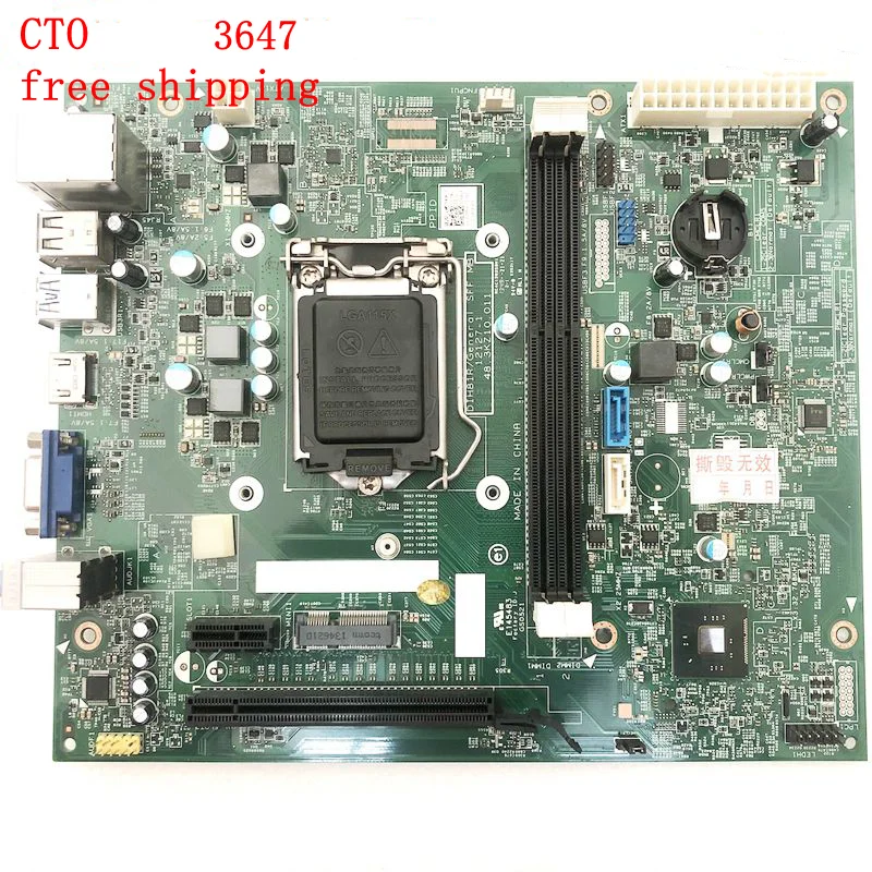 Материнская плата CTO02YRK5 для настольного компьютера DELL Inspiron 3647 3847 SFF DIH81R/General 12127-1M