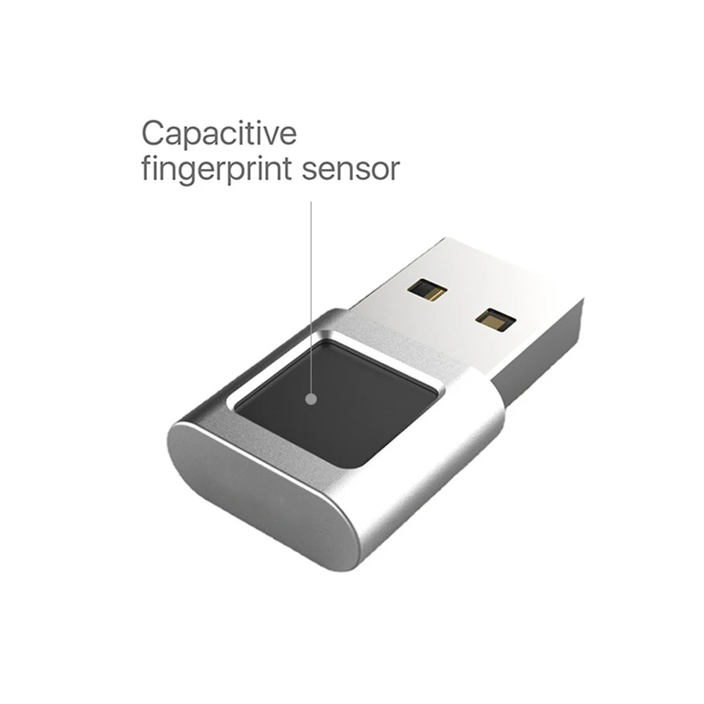 Windows 10용 USB 지문 인식 리더 모듈 Hello Dongle 생체 인식 키 360도 터치