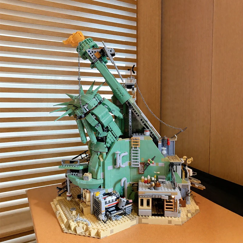 3178PCS Doomsday Castle Goddess 70840 모델 빌딩 블록과 호환 어린이 장난감 선물 Apocalypsburg에 오신 것을 환영합니다