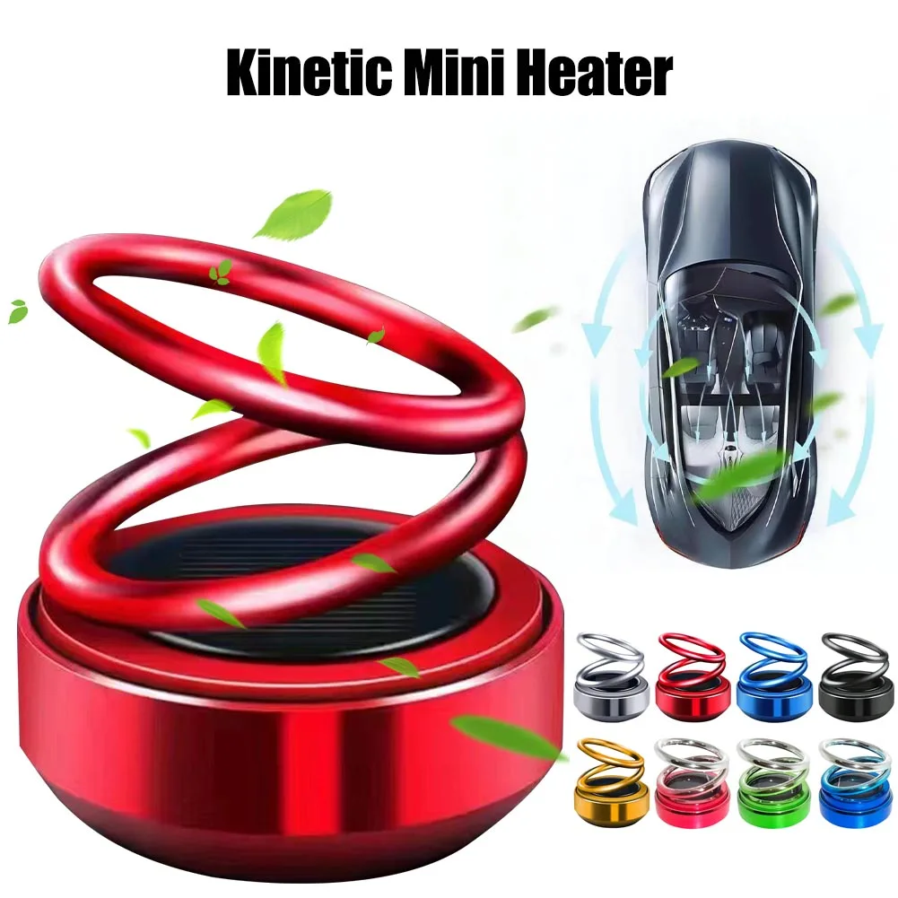 Portable Kinetic Mini Heater Air Purifier Diffuser Solar Powered Kinetic  Molecular Heater Car Air Aromatherapy Rotating Purifier - AliExpress