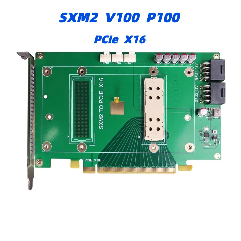 SXM2 to PCI-E X16 adapter board, NVIDIA P100 V100 module graphics