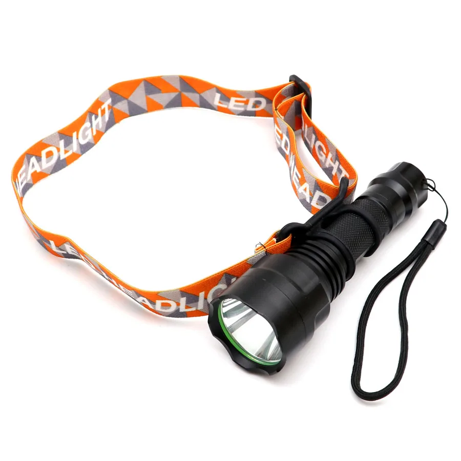 Elastic Head Strap Mount Holder Headband For S2+ H1 S21A C8 C8+ Torch Body 22mm-26mm 18650 Flashlight Headlamp flashlight holder elastic headband elastic head strap