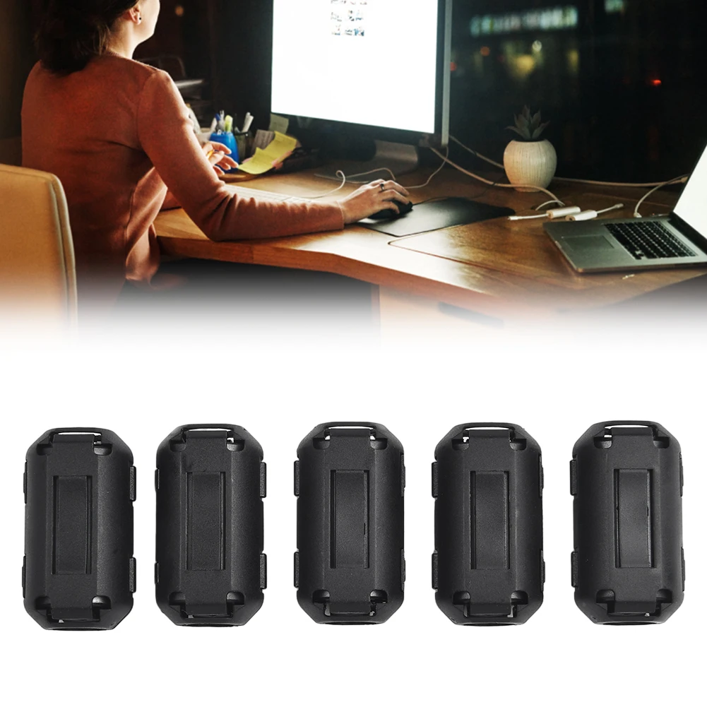 

Шумоподавляющий ферритовый фильтр из никеля и цинка, черный зажим для подавления шума, 13 мм, 5 мм, 5x3,5 мм, 7 мм, 9 мм, сердечник из бусин EMI, ферритовый RFI мягкий магнит